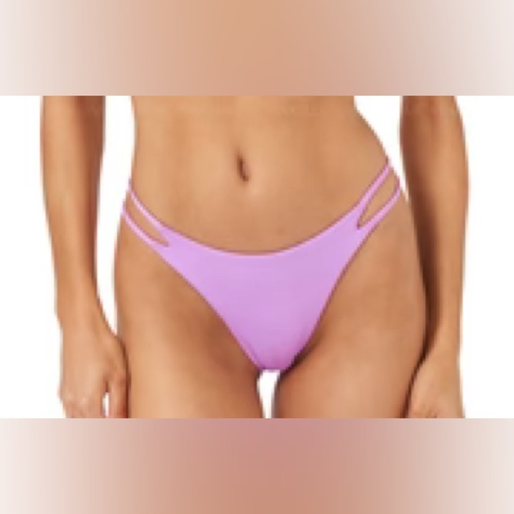 L*Space Purple Jewel Wilder Bikini Bottom Size Medium